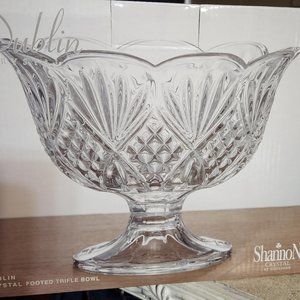 Dublin Crystal Footed Trifle Bowl